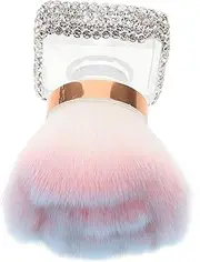 FRCOLOR Nail Dust Remover Brush Plastic Base Fluffy Makeup Brush for Foundation Powder Application