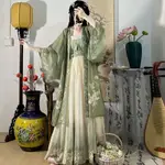 YELLY'S~SHOP百裏茗卿原創【綠籮】漢服女宋製印花長幹寺齊腰百褶裙日常春夏