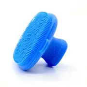 Catzon Silicone Facial Cleansing Brush Portable Face Wash Brush-Blue