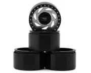 RC4WD Moto Metal 1.7" Change Up Deep Dish Beadlock Wheels (Black/Silver) (4)