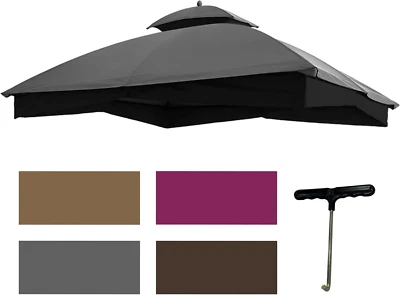 10×12 Replacement Canopy Top for the Lowe'S Gazebo Model GF-12S004B-1 / GF-12S00