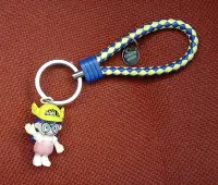 在飛比找Yahoo!奇摩拍賣優惠-特價品 卡通 丁小雨 編織繩 公仔 鎖匙圈 玩偶 吊飾 鑰匙