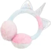 [BESPORTBLE] Unicorn Horn Ear Covers Plush Windproof Muffs for Girls Charming Winter Earmuffs