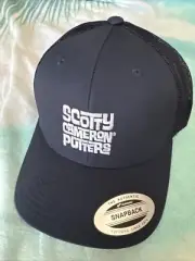 Scotty Cameron Navy Laguna Font Snapback Hat Golf Hat New