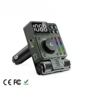 Bluetooth Transmitter for Car Adjustable Sound Music Player Fast Charging CarKit