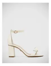 [Wittner] Calliope Leather Heel Sandal in White