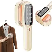 Travel Steamer for Clothes, 1000W Handheld Steamer with 5 Levels of steam Adjustment, Fast Wrinkle Removal, 7 Hole steam Injection, 100ml Water Tank, Portable Handheld Clothes Steamer