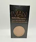 IMAN Second to None Cream Powder Foundation Sand 2 New In Sealed Box