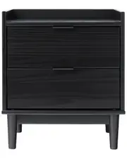 Walker Edison 20in Solid Wood 2-Drawer Nightstand