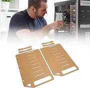 ElgnAura Multi Layer SSD Drive Bays, DIY Hard Drive Bracket, Accurate Mounting Hole Acrylic Hard Disk Rack for Desktop Use (8 Layers)