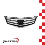For 2009 2010 Honda ACURA TSX Bumper Grille Upper Polished Chrome Factory Style