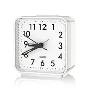 Loud Alarm Clock for Heavy Sleepers, 3 inch Desk Clock for Bedroom, Silent Non