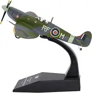 TANG DYNASTY(TM) 1:72 Supermarine Spitfire Fighter Attack Metal Plane Model, World War II Royal Air Force 1941, Military Airplane Model,Diecast Plane,for Collecting and Gift