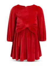 Bardot Junior Girls' Lindsey Grand Bow Mini Dress - Little Kid, Big Kid