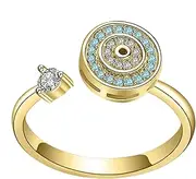 Spinner Ring,Adjustable Sensory Rings Fidget Sensory Rings | Sensory Rings, Adult Rolling Ring Fidget Jewelry Stylish for Lovers, Holidays, Families