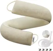 Fowong Door Draft Stopper 30 Inch Under Door Noise Bolcker for Bottom of Doors
