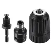 2-13mm Capacity 1/2-20UNF Keyless Drill Chuck MACHINE with Adapter 1/2" Socket