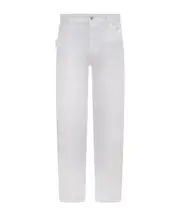 Bottega Veneta Logo Patch Denim Trousers IT52,IT50 white