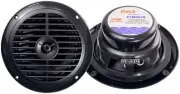 Pyle PLMR67B Black Pair New 6.5" 120 Watt Marine Car Boat Waterproof Speakers