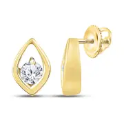 1/6CTW-Diamond EARRING