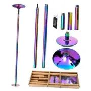 Premium Dance Pole Removable 45mm Spinning & Static Dancing Pole Colorful