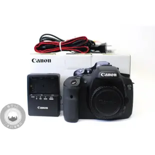【台南橙市３C】Canon EOS 7D 單機身 二手 APS-C 單眼相機 快門數約201XX #75501
