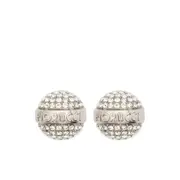 [Fiorucci] Fiorucci Crystal-embellished Earring ONE SIZE SILVER