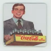 Coca Cola Beverage COASTER - Vintage Vendor - Bottled Coke