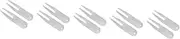 VANZACK 5sets Golf Divot Repair Tool Professional Divot Fork Portable Tools Golf Equipment Ball Marker 2pcs*5