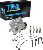 TRQ Ignition Kit Distributor Spark Plugs Wire Set Compatible with 1994-2001 Acura Integra