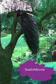 SKETCHBOOK: PEACOCK IN THE TREES (ANIMAL SKETCHBOOK) By Aurora Draws *BRAND NEW*