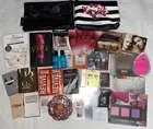 35PC Beauty Bag Skincare Makeup Perfume HairCare Sample Packets Shiseido Origins