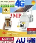 4G 3MP Solar Powered Wireless Security Camera SpotLight Colour PTZ 128GB