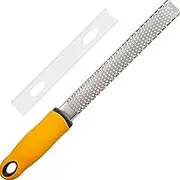 Lemon Zester & Cheese Grater,Stainless Steel Food Grater Slicer, for Ginger,Nutmeg,Garlic,Chocolate,Fruits Kitchen Tool(Stainless Steel)