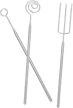 UTHCLO 3pcs Ergonomic Handle Dipping Forks Stainless Steel for Chocolate Cheese Fondue Baking