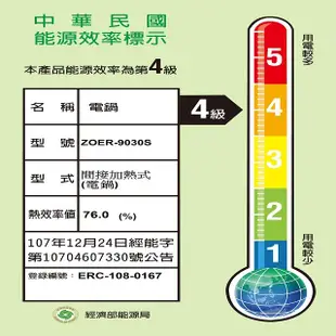 日象 ZOER-9030S 全不鏽鋼3人份電鍋 (5.7折)