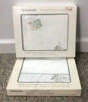 Springmaid The Roger Baugh Collection Society Rose Double Flat Fitted Sheet Set