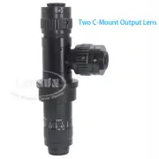 0650 200X Dual Two Ways C-Mount Monocular Lens For Microscope Industry Camera