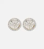 [Stone and Strand] Stone and Strand 10kt gold earrings with diamonds One Size gold