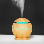 USB Humidifier 7 Color LED Aroma Diffuser Cool Mist Night Light for Home Office