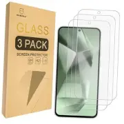 Screen Protector compatible with Samsung Galaxy S24 FE [Tempered Glass] [3