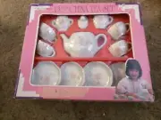 VINTAGE 13 PIECE CHINA TEA SET NEW IN BOX CHINA