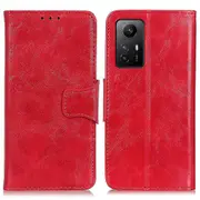 Wallet Case for Xiaomi Redmi Note 12S 4G Crazy Horse Texture Shell Split Leather Stand Phone Cover