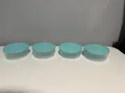 Tupperware Big Wonders Set Of 4 Bowls With Lids New