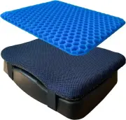 Rowing Machine Seat Cushion,Anti Slip Gel Rower Mat Pad Compatible Concept 2 Wat