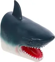 Kisangel Rubber Shark Hand Puppet for Interactive Storytelling Soft Animal Puppet for Enhances Creativity and Imagination for Birthdays and Day