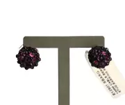 David Yurman 10mm Osetra Cable Berries Red Garnet Stud Earrings New Box