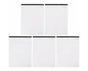 5Pcs A4 Tearable Notepads Multipurpose Memo Pads Meeting Recording Books