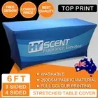 OZ Custom 6ft Stretched Trestle Table cover cloth display printing 4ft/6ft/8ft