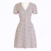 J. Crew Mercantile 8 dress Y2K Style Wrap Floral Classic Preppy cottage Summer